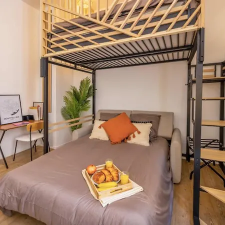 Daire Charming Studio In Montpellier